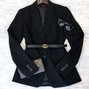 J. Crew Classic Single Breasted Black Blazer 0